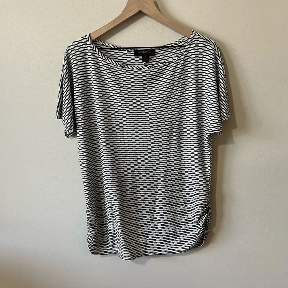 St. John Short Sleeve Top